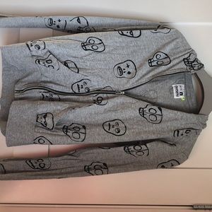 BN With tags removed. Nununu world. Size 12-14 unisex skull hoodie